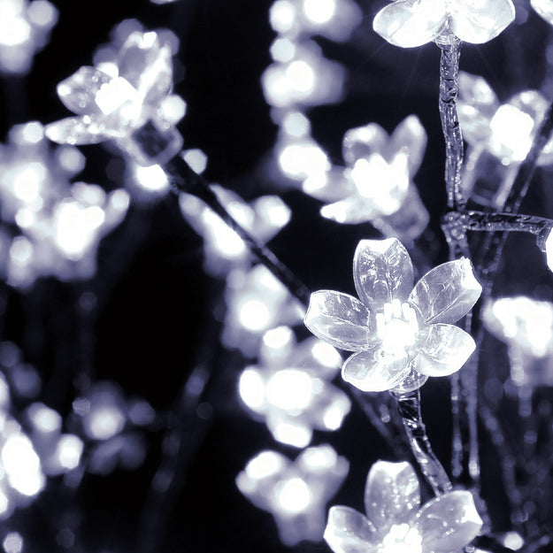 1.5m Multi Function Ice White Cherry Blossom Tree with 200 LEDs