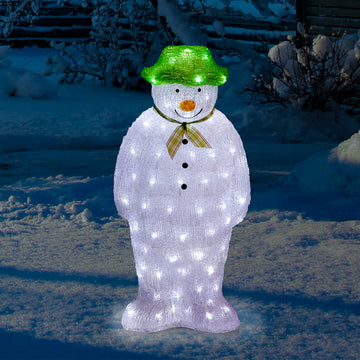 The Snowman Large Acrylic with 100 LEDs