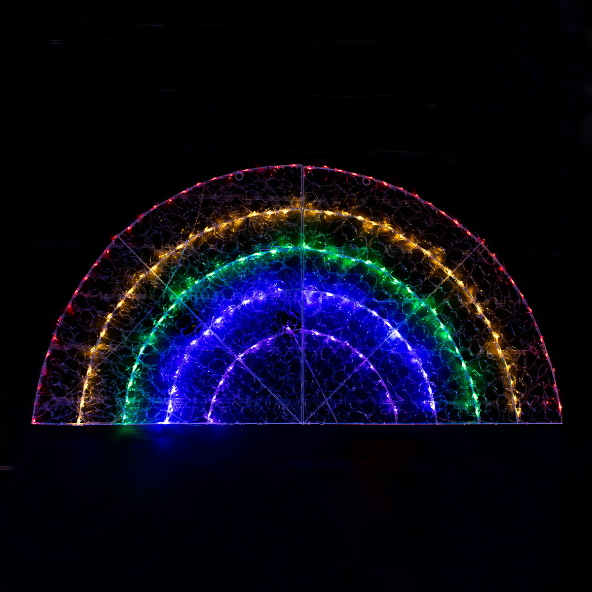 1.5m Rainbow Soft Acrylic Silhouette Lit with 180 Multi Coloured LEDs