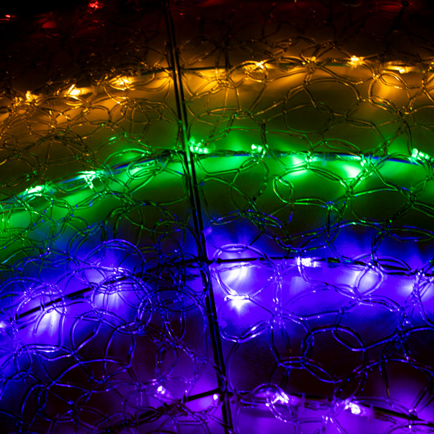 1.5m Rainbow Soft Acrylic Silhouette Lit with 180 Multi Coloured LEDs