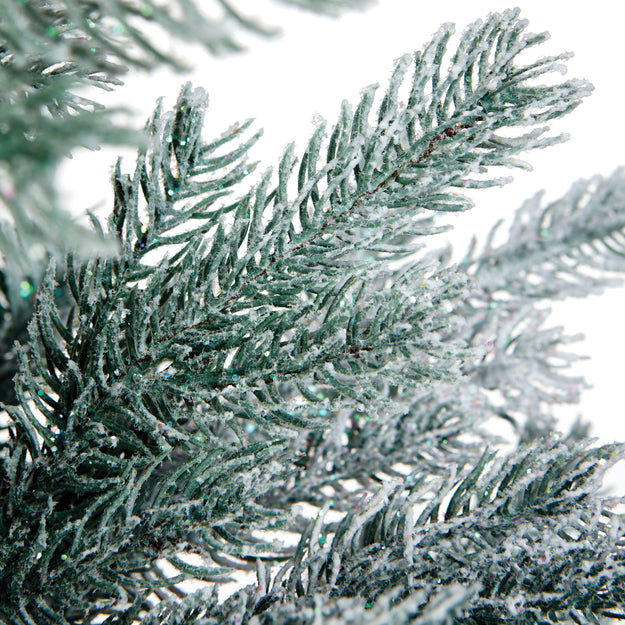 6ft Frozen Meribel Spruce Snow Flocked Artificial Christmas Tree