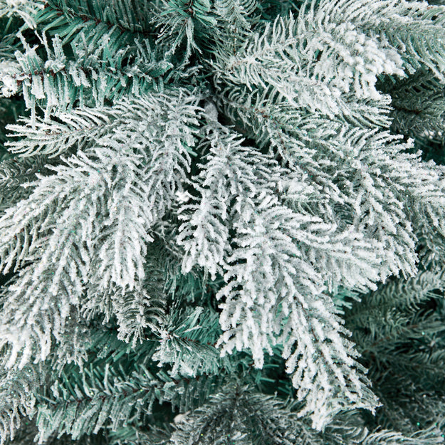 6ft Frozen Meribel Spruce Snow Flocked Artificial Christmas Tree