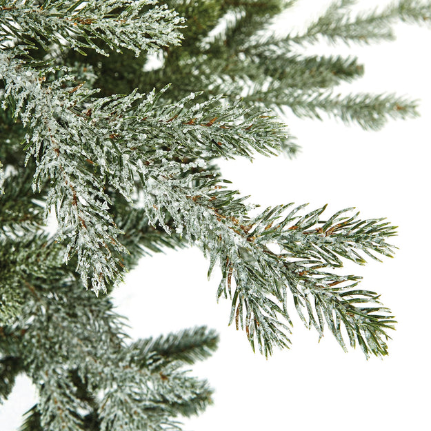 7ft Frozen Spruce Luxury Artificial Christmas Tree with Stand