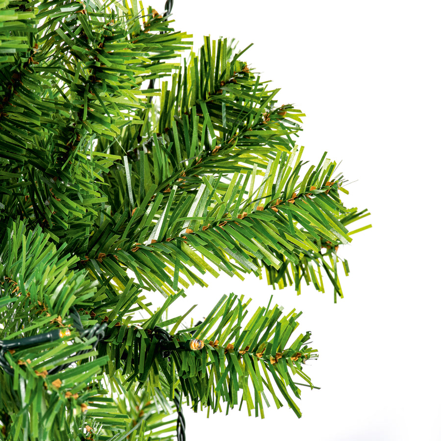 8ft Prelit Outdoor Tree Arch PVC tips with 340 Warm White LEDs