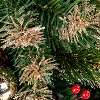 2ft Pre Dressed Tabletop Christmas Tree with Gold Decorations