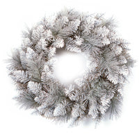 50cm Silver Tipped Luxury Christmas Wreath