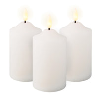 3 Pack Battery Operated Flicker Flame LED Wick Church Candle
