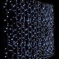 8m x 1.5m XP Extendable Curtain Light with 1,368 Ice White Twinkle LEDs