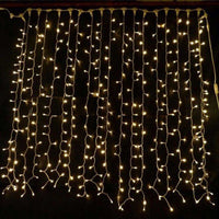 8m x 1.5m XP Extendable Curtain Light with 1,368 Warm White Twinkle LEDs