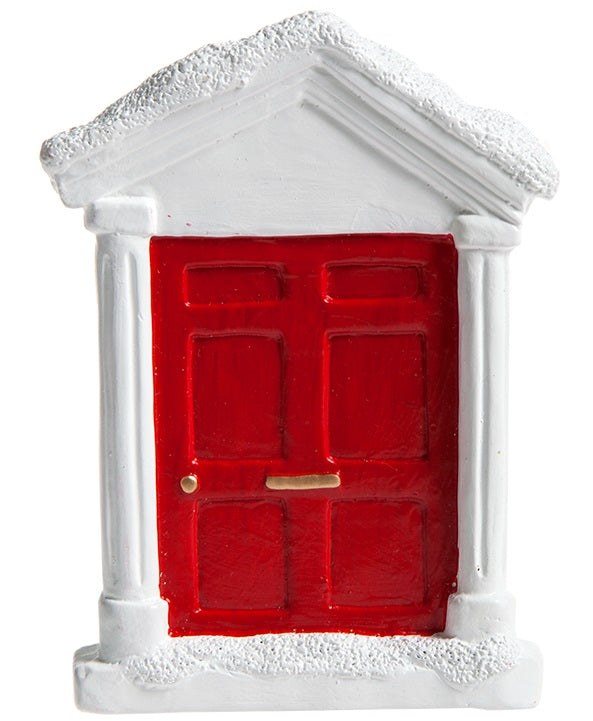 Mini Red Christmas Elf Door