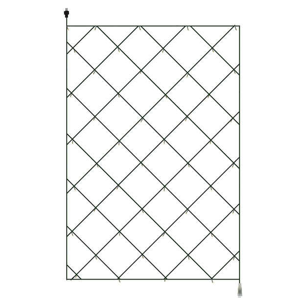 8m x 3m XP Extendable Net Light with 640 Ice White with Static and Flash LEDs