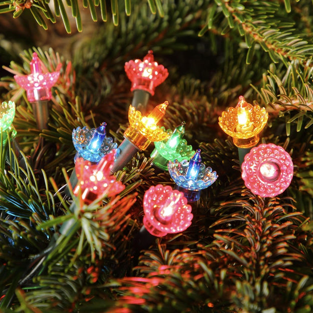 80 Classic Pickwick Multi Coloured LED Retro Christmas Lights