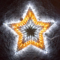 100 White & Warm White LED Chasing Window Star Light