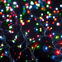 2000 Multi Coloured Treebrights Multi Action LED Lights with Timer