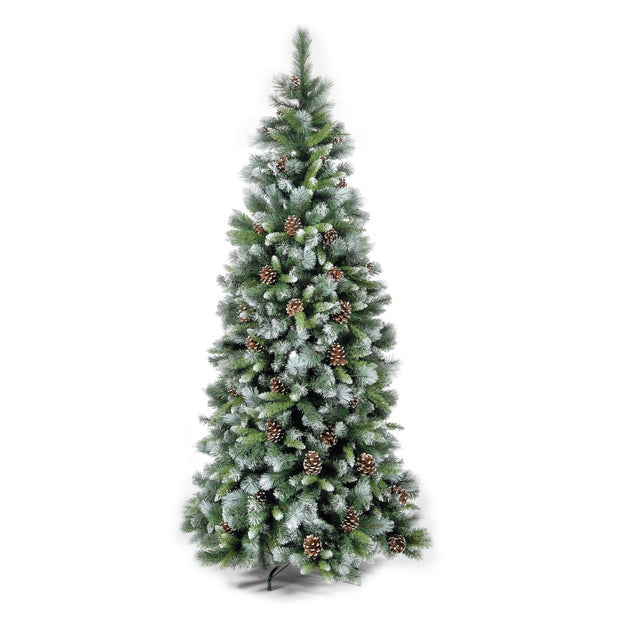 8ft Frosted Glacier Artificial Christmas Tree
