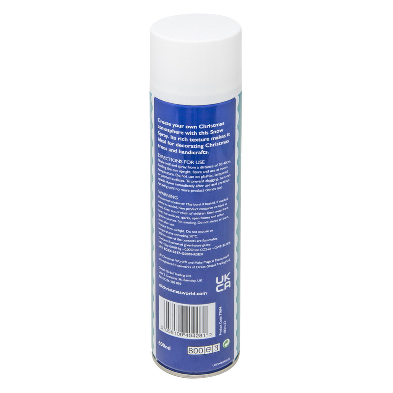 600ml Giant Decorative Snow Spray