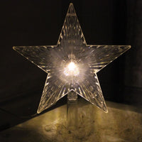 Warm White Large LED Star Tree Topper